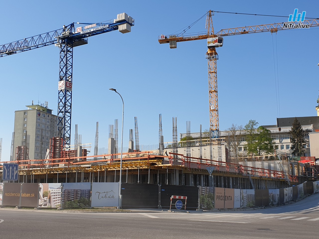 Tabáň Nitra, výstavba