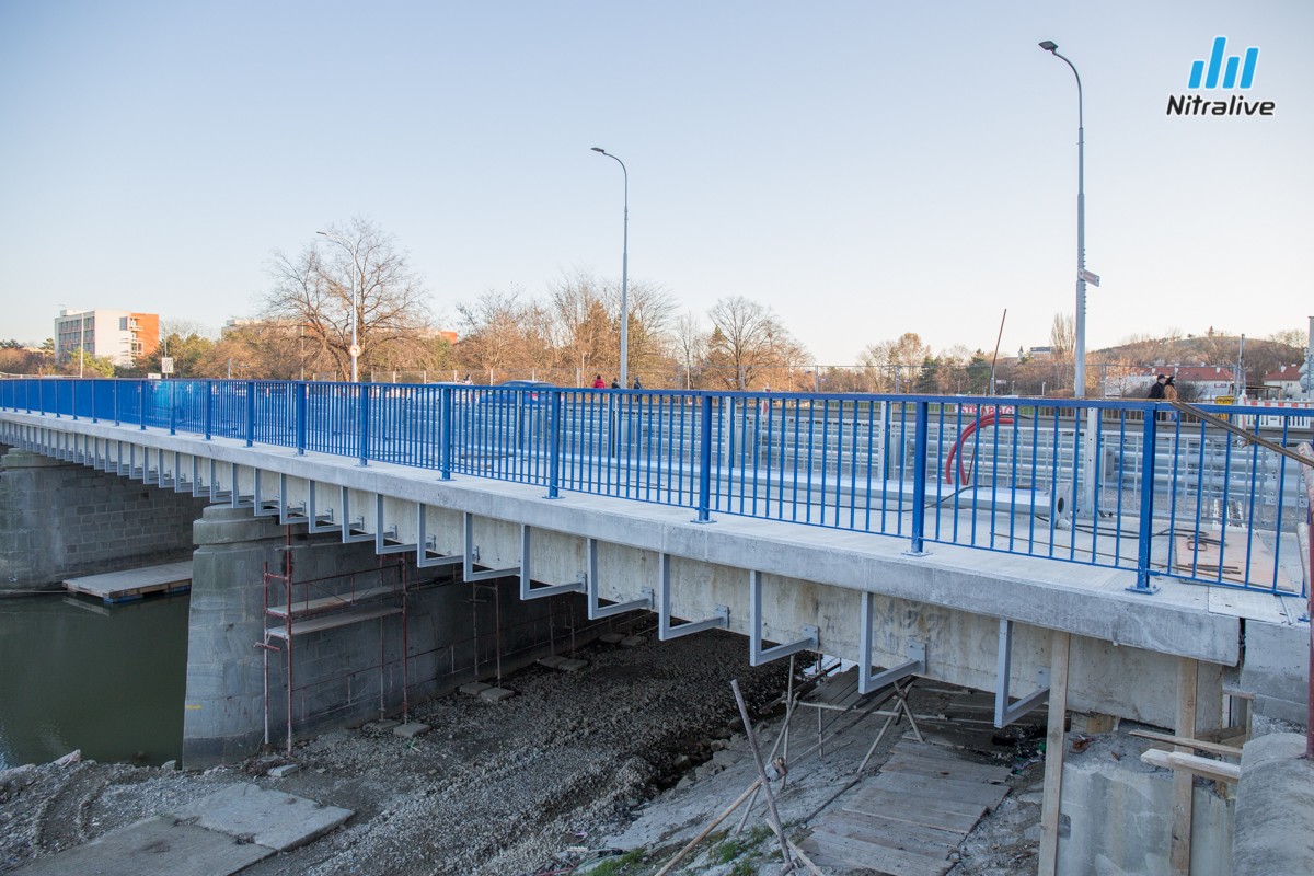 Univerzitný most Nitra - rekonštrukcia, 30. november 2019