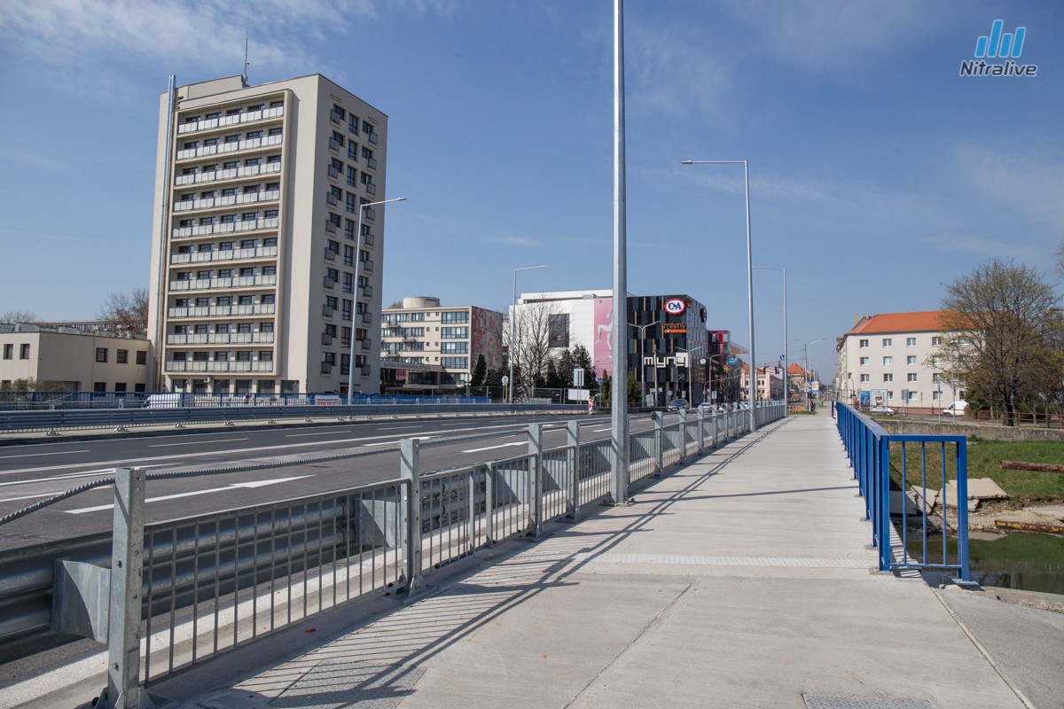 Univerzitný most Nitra - otvorenie, 28. marec 2020