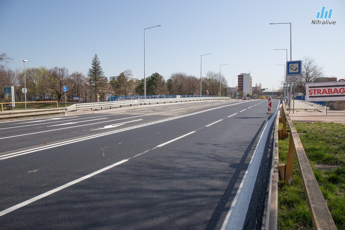 Univerzitný most Nitra - otvorenie, 28. marec 2020