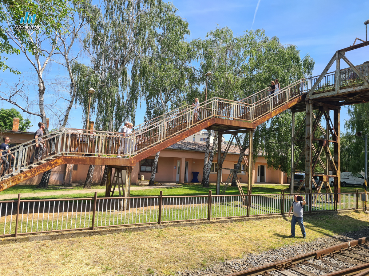 Nadchod na železničnej stanici v Nitre, pôvodný stav