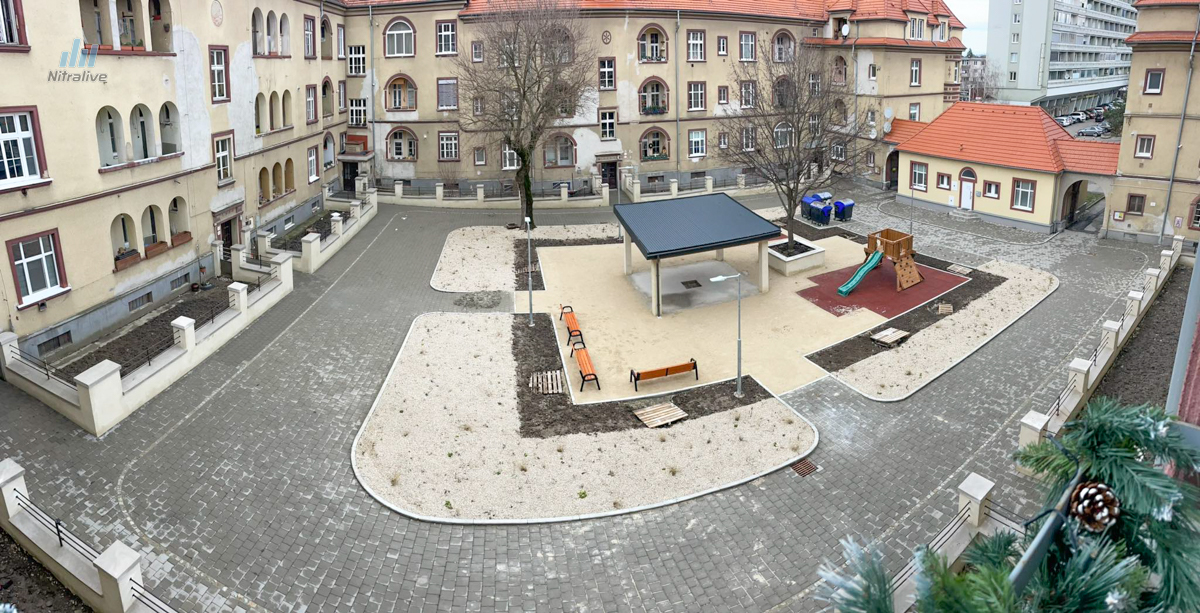 Revitalizácia vnútrobloku, Štúrova ulica Nitra