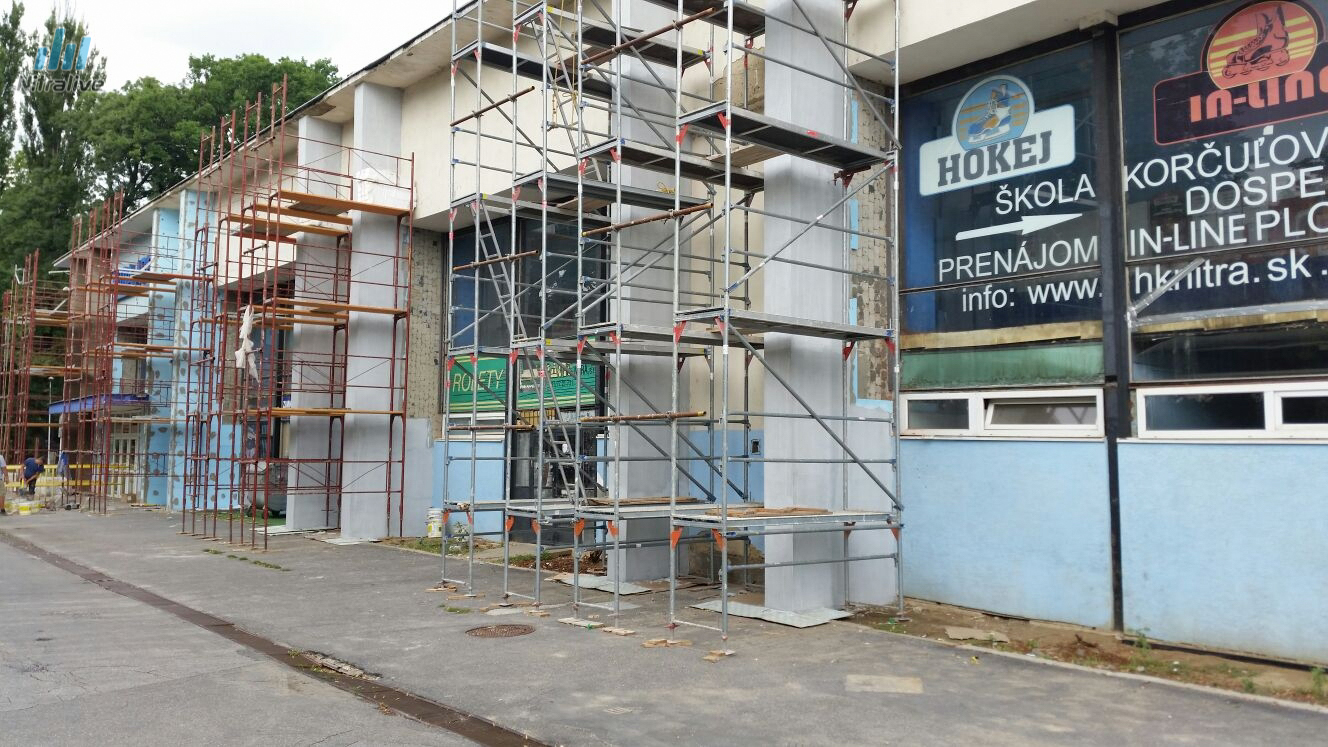 Zimný štadión Nitra, leto 2016