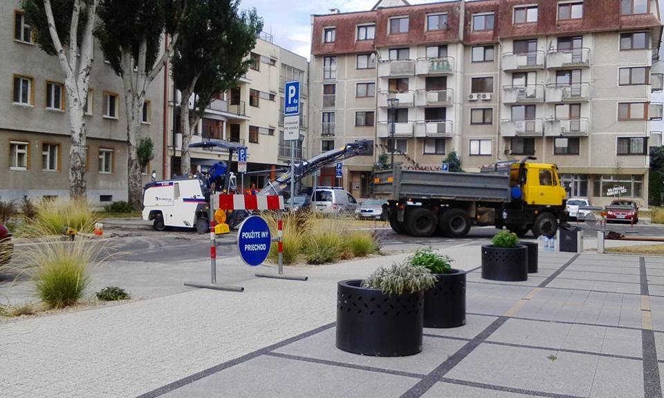 Župné námestie Nitra - oprava